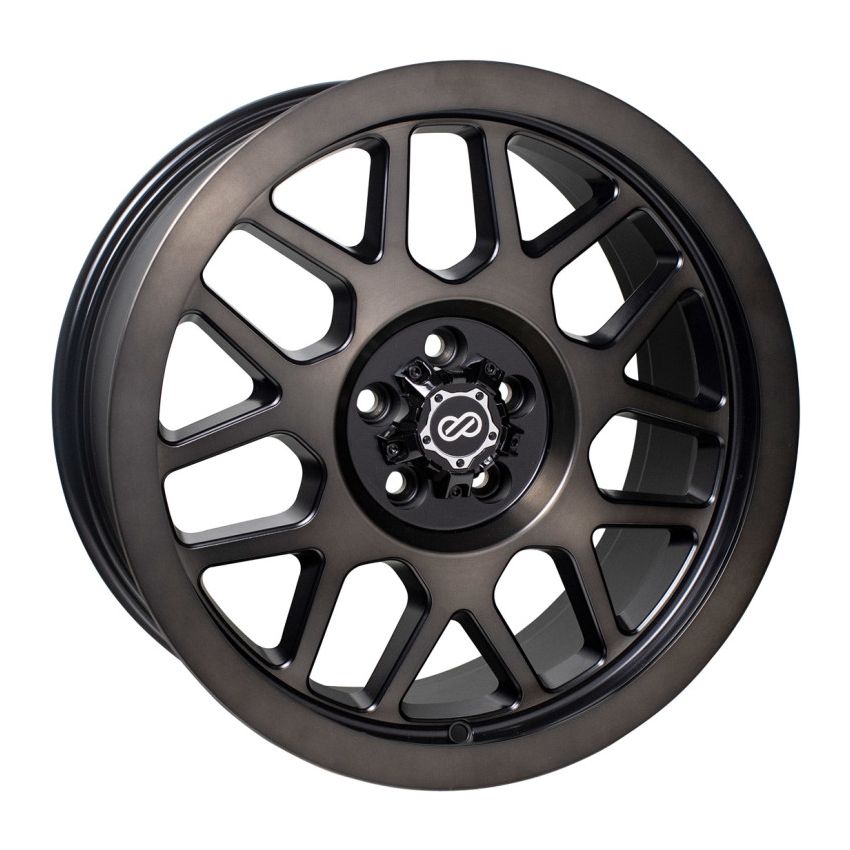 Enkei Matrix 17x8 5x100 30mm Offset 71.6mm Bore Brushed Black Wheel