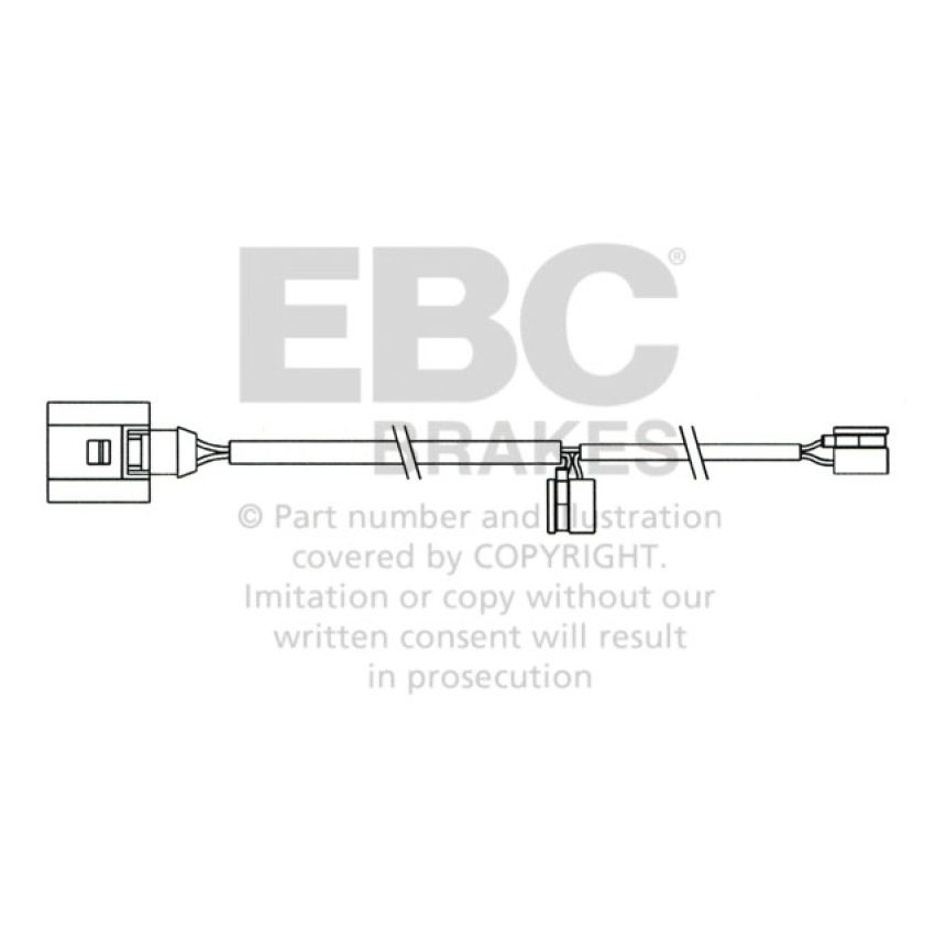 EBC 2008 Porsche Cayenne (1st Gen) 4.8L Turbo Rear Wear Leads