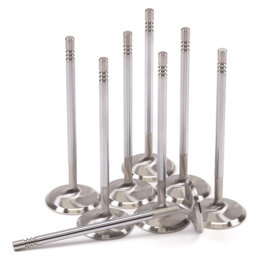 GSC Power Division 2162-8 GSC P-D Ford Mustang 5.0L Coyote Gen 3 37.6mm Head (STD) Chrome Polished Intake Valve - Set of 8