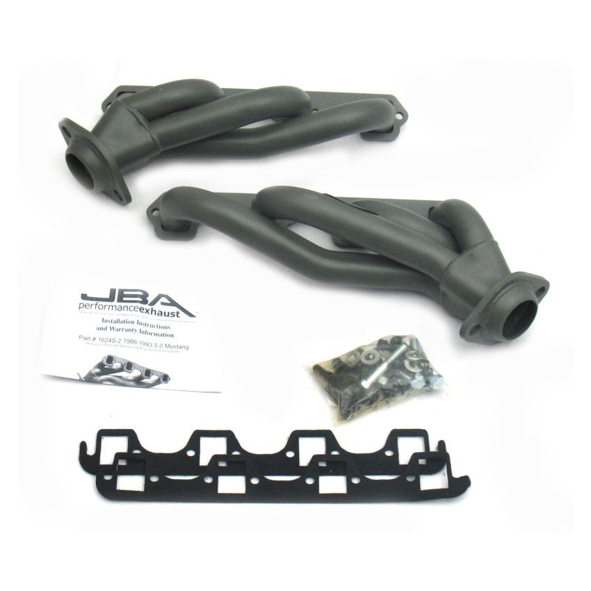 JBA 86-93 Ford Mustang 5.0L SBF 1-5/8in Primary Ti Ctd Cat4Ward Header