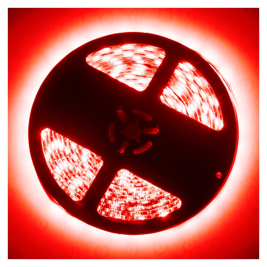 Oracle Lighting 4223-003 Exterior Black Flex LED Spool, Red