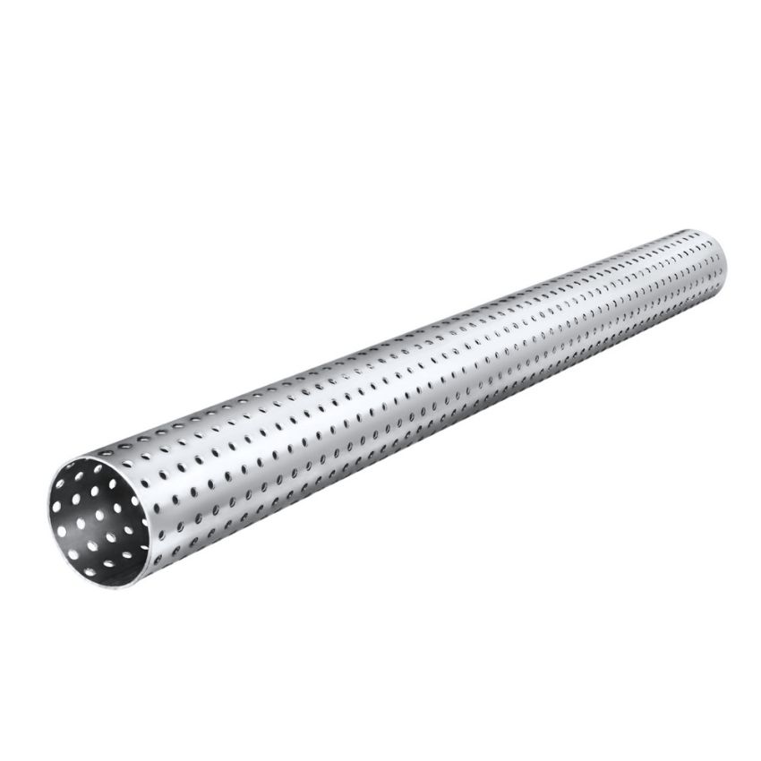 FORTLUFT 4401299 Exhaust Perforated Pipe Stainless Steel, 1.75''/45mm