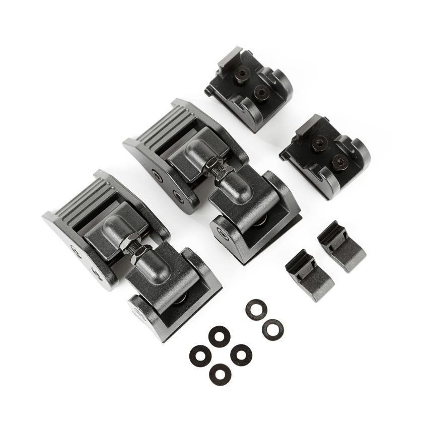 Hood Latches Textured Bl ack 18- Jeep Wrangler JL