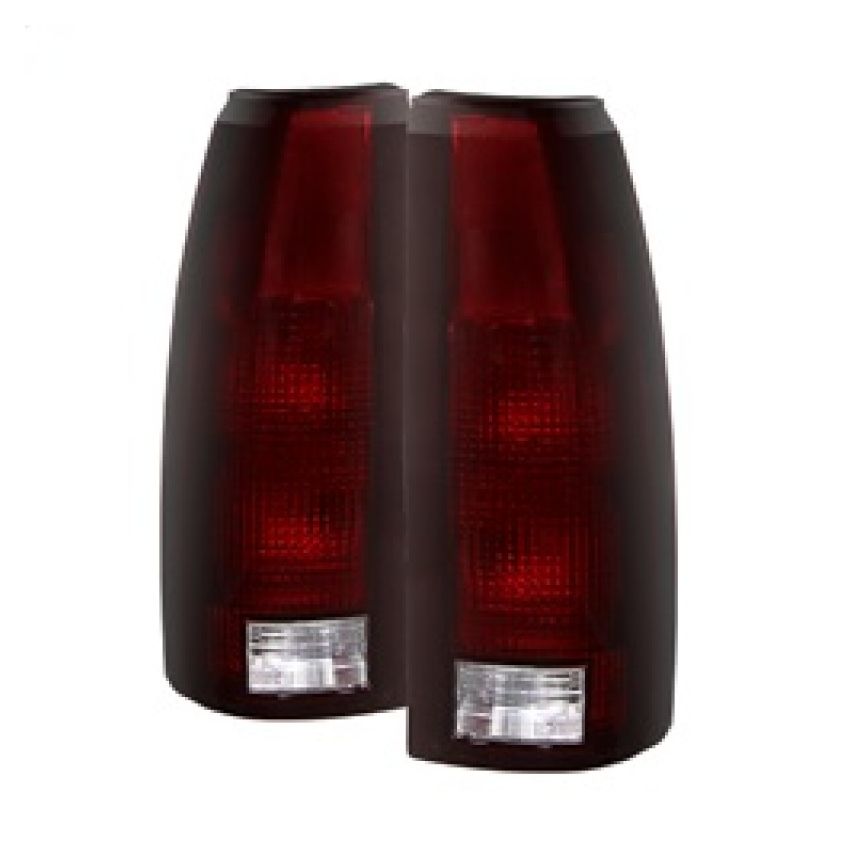 xTune Chevy/GMC C1500/C2500/C3500 88-01 OEM Style Tail Light - Red Smoked ALT-JH-CCK88-OE-RSM