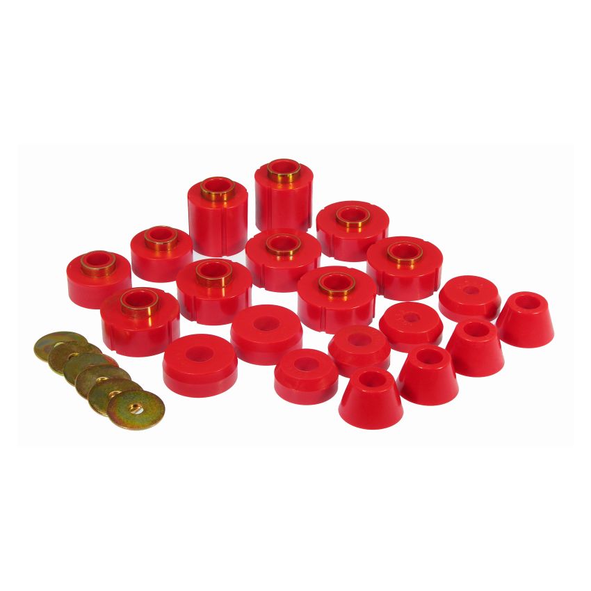 Prothane 6-108 80-96 Ford F100/350 2/4wd Body Mount - Red