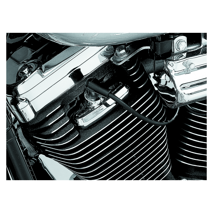 Kuryakyn 8315 Spark Plug & Head Bolt Covers Evolution Motors & 86-03 XL Models