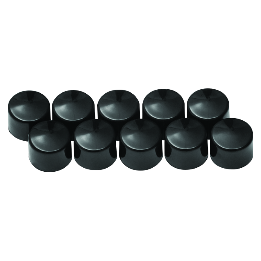 Kuryakyn 2457 Kool Kaps Gloss Black 1/4inch Allen Head