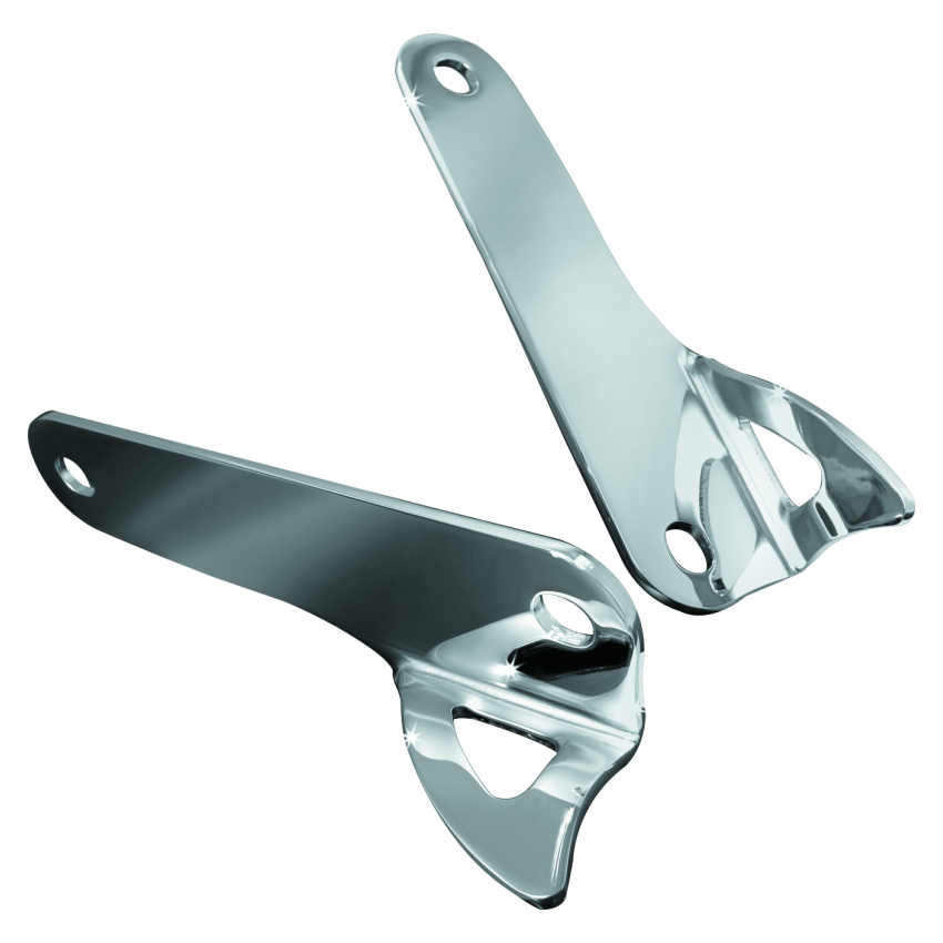 Kuryakyn 924 Teardrop Tie Down Brackets 00-13 Touring Models Chrome