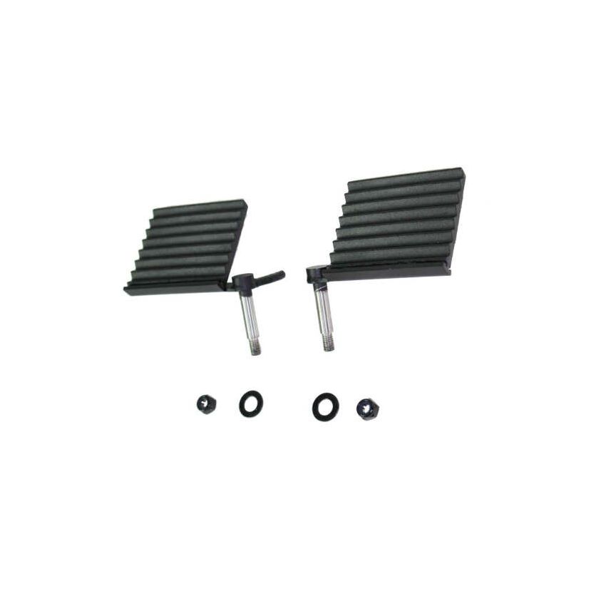 Fishbone Offroad 2018+ Jeep Wrangler JL / 2020+ Gladiator JT Foot Peg Set - Black