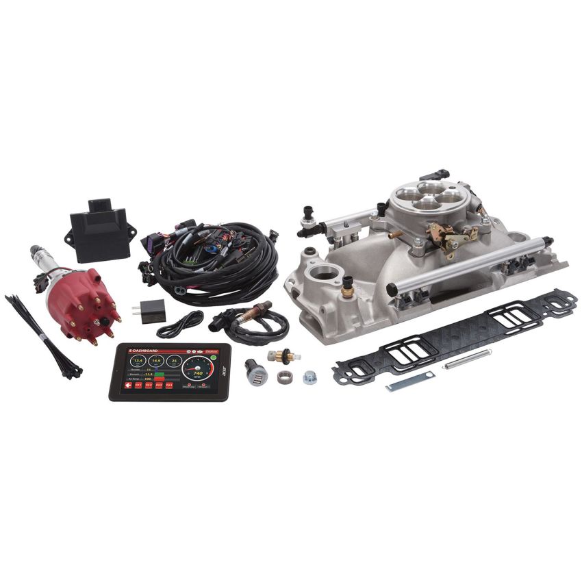 Edelbrock 35690 Pro Flo 4 EFI System Seq Port SBC 1986 & Earlier 675 Max HP 42lb/hr