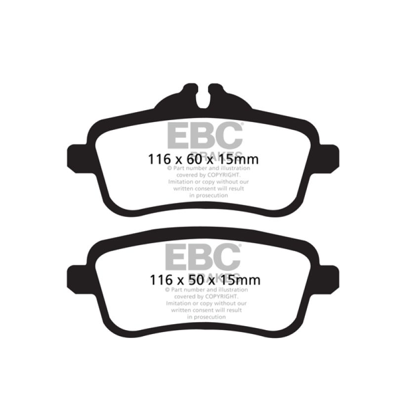 EBC UD1630 13-16 Mercedes-Benz GL350 3.0 TD Ultimax2 Rear Brake Pads