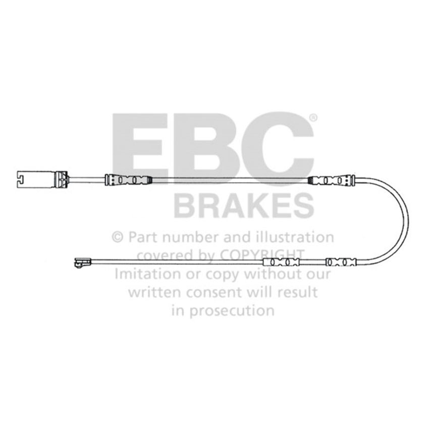 EBC 2011-2012 BMW 135 3.0L Turbo Front Wear Leads