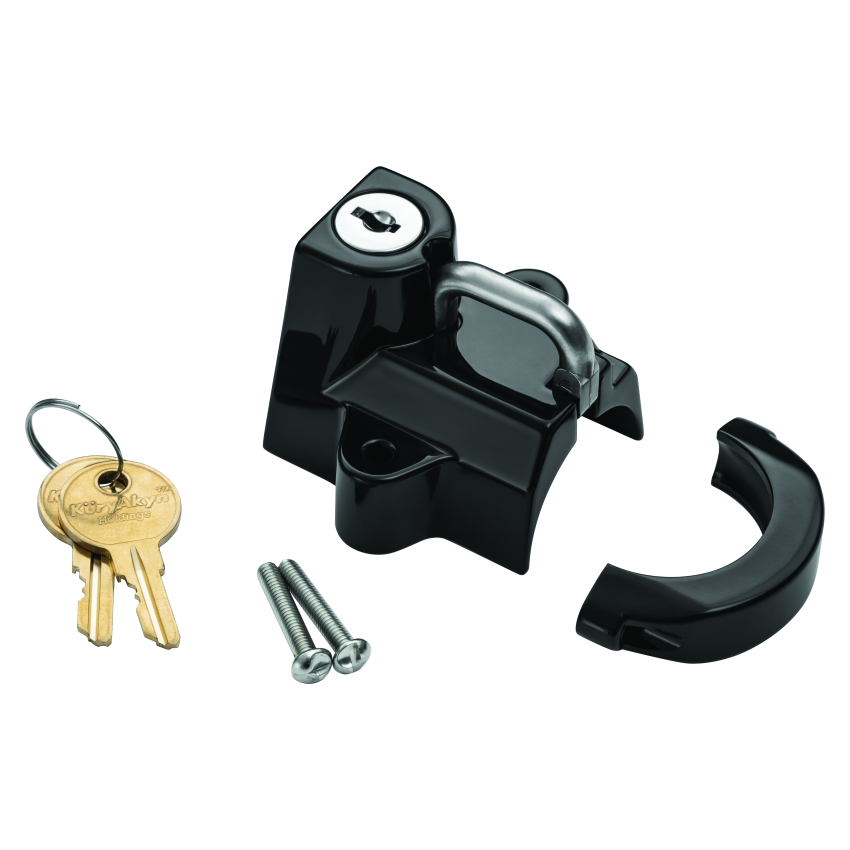 Kuryakyn 4619 Universal Helmet Lock 1-1/4-1-1/2 Black