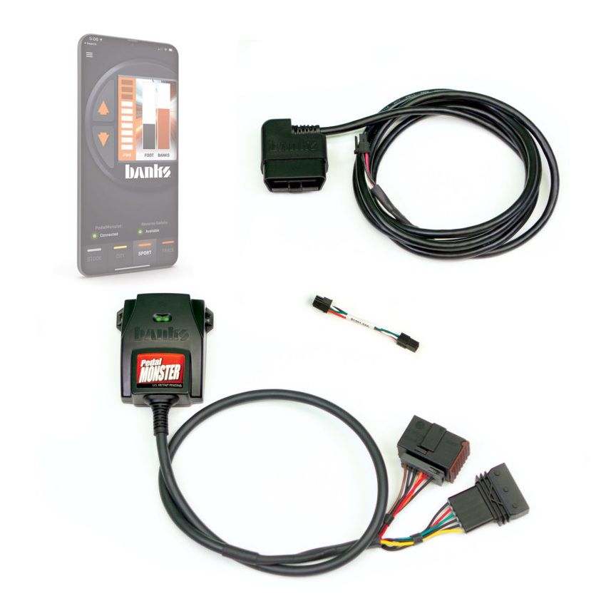 Banks Power Pedal Monster Kit (Stand-Alone) - TE Connectivity MT2 - 6 Way - Use w/Phone