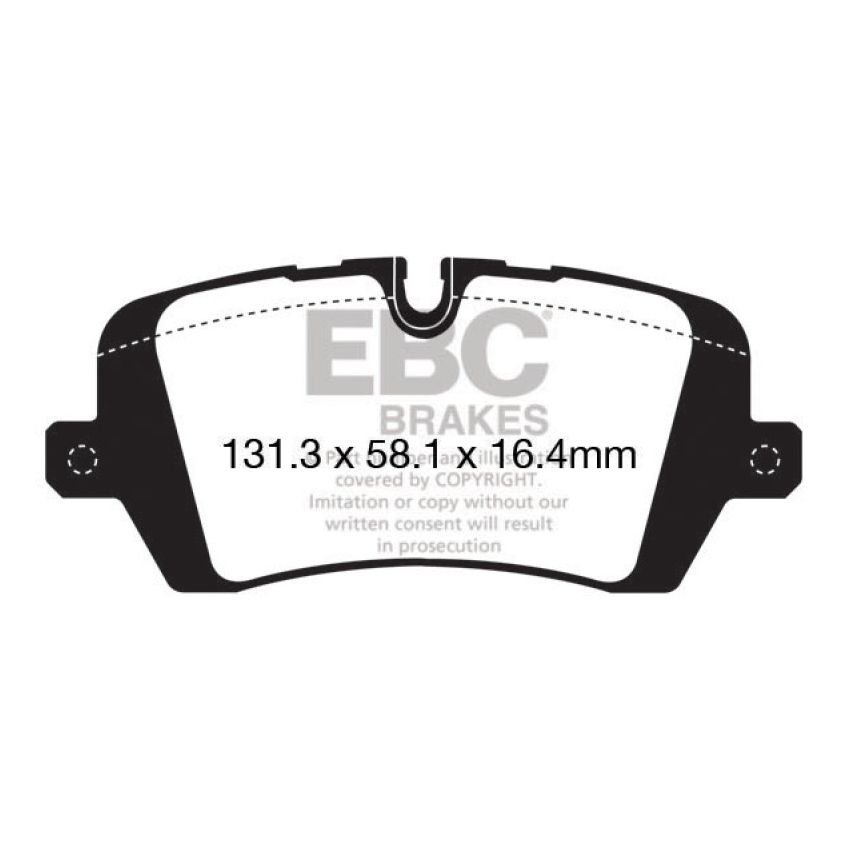 EBC DP62161 13+ Land Rover Range Rover 3.0 Supercharged Greenstuff Rear Brake Pads