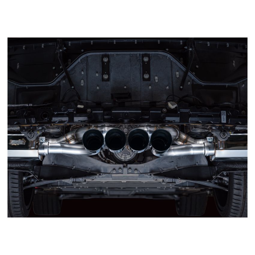 AWE Tuning 3025-43906 AWE 2023 C8 Corvette Z06 SwitchPath Cat-Back Exhaust - Diamond Black Tips