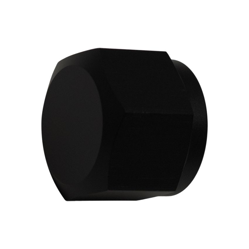 DeatschWerks 6-02-0716-B 10AN Female Flare Cap - Anodized Matte Black