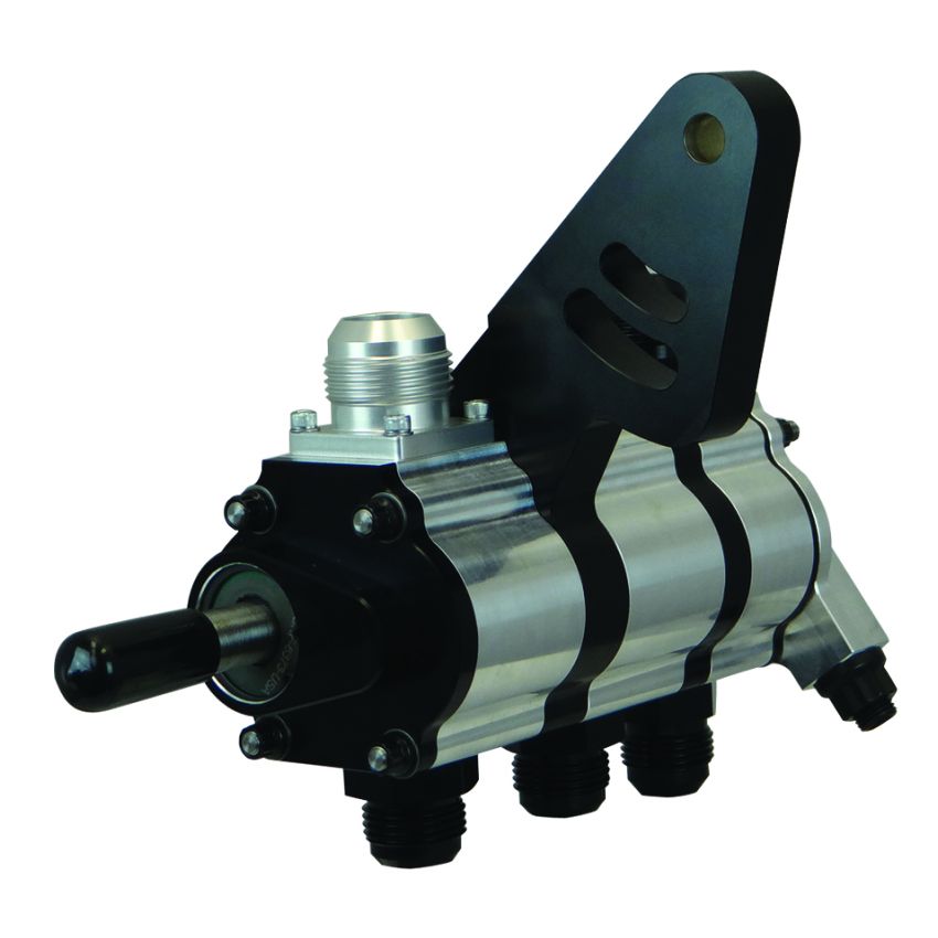 Moroso 22323 Dragster 3 Stage Dry Sump Oil Pump - Tri-Lobe - Right Side - 1.200 Pressure