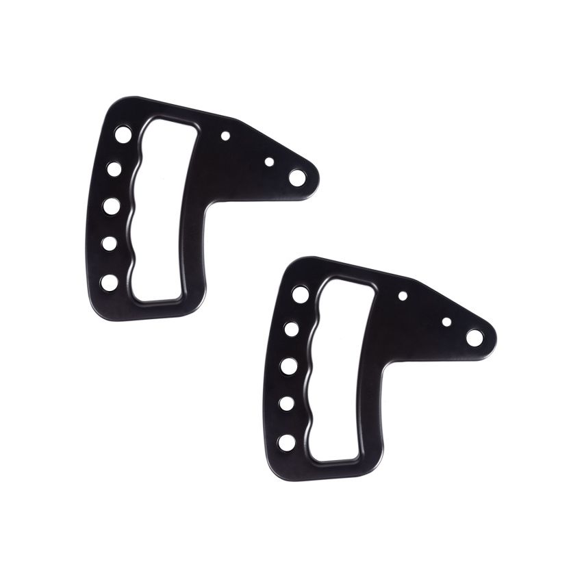 Rugged Ridge Aluminum Grab Handles Front Pair Black 07-18 Jeep Wrangler JK/JKU