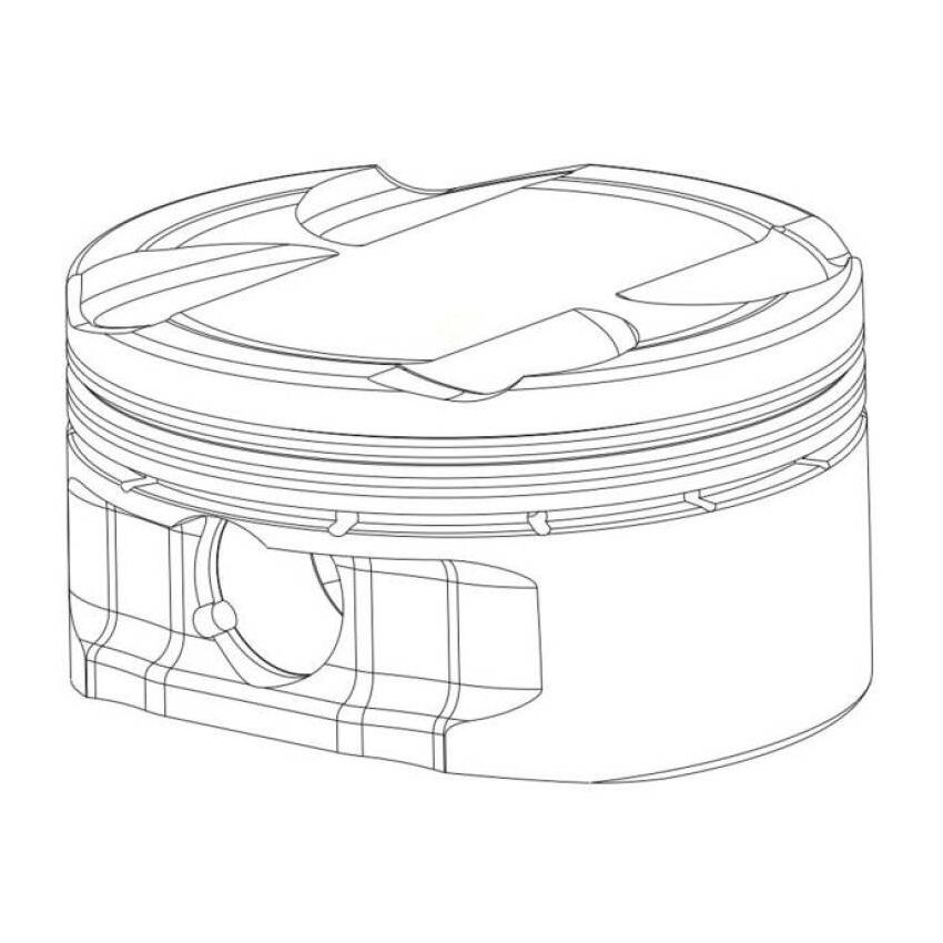 CP Pistons TS-XL-CLASSIC CP-Carrillo Classic Logo Crew Neck Tee - XLarge