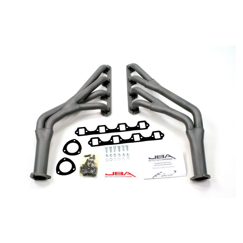 JBA 65-70 Ford Mustang 260-302 SBF 1-1/2in-1-3/4in Primary Ti Ctd Tri Y Header