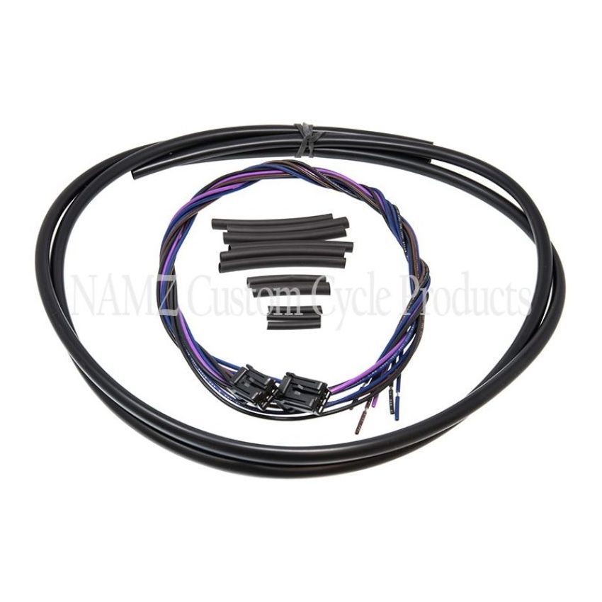 NAMZ NTSX-3602 12-17 V-Twin Dyna w/Switch Housing Mounted Signal Front Turn Sig Relocation Harness 36in.