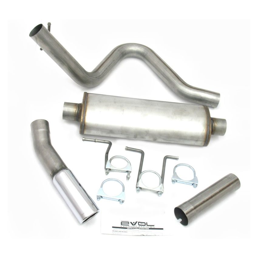 JBA 99-05 Ford Excursion 5.4L/6.8L 409SS Pass Side Single Exit Cat-Back Exhaust