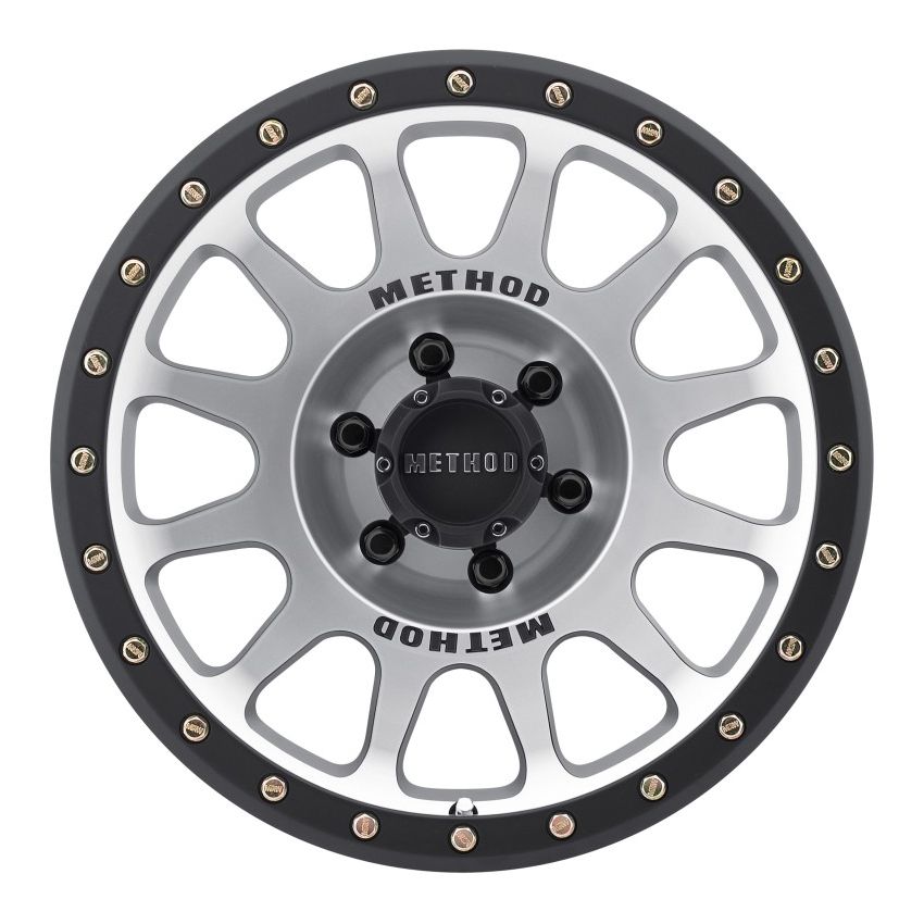 Method MR305 NV 18x9 0mm Offset 6x5.5 108mm CB Machined/Black Street Loc Wheel