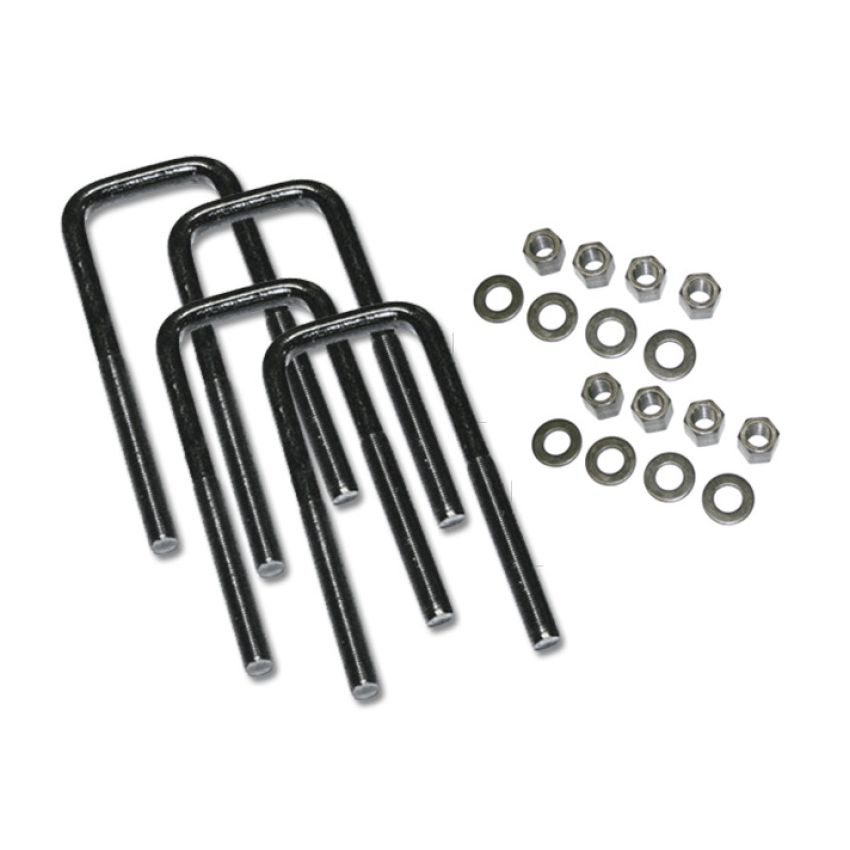 Superlift 10464 U-Bolt 4 Pack 9/16x2-1/2x10 Square w/ Hardware