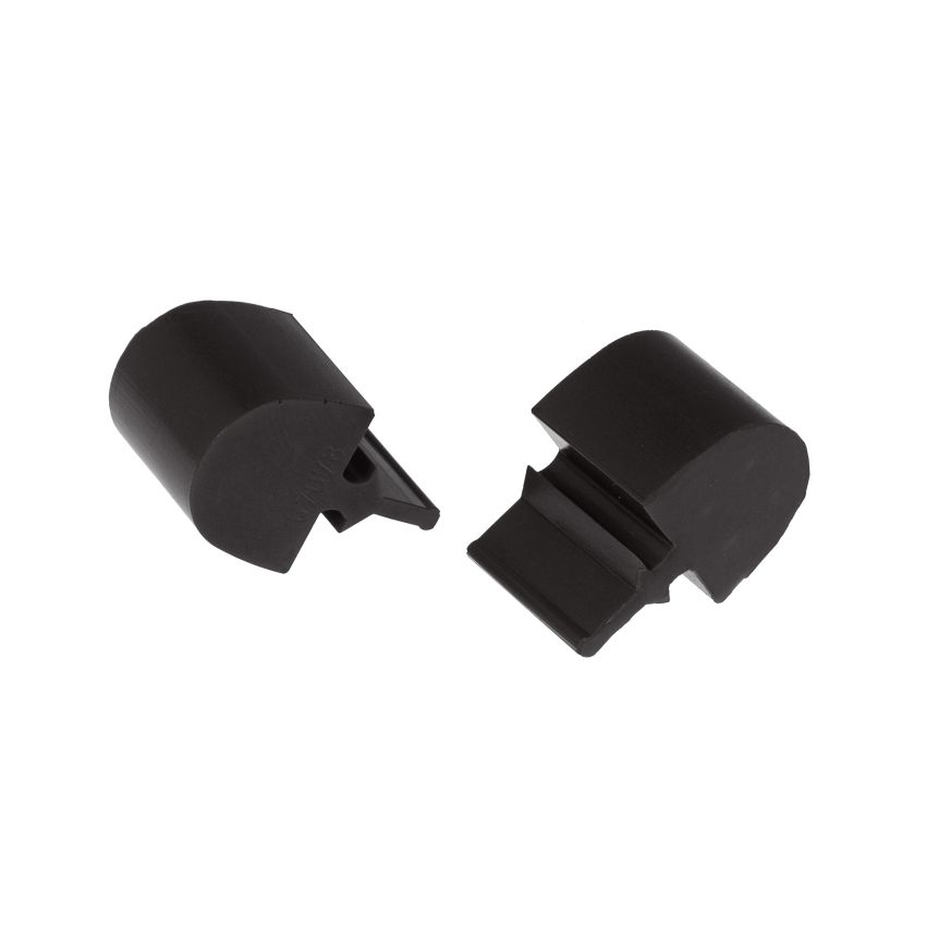 Prothane Universal Bump Stop Pull Through Style - Black
