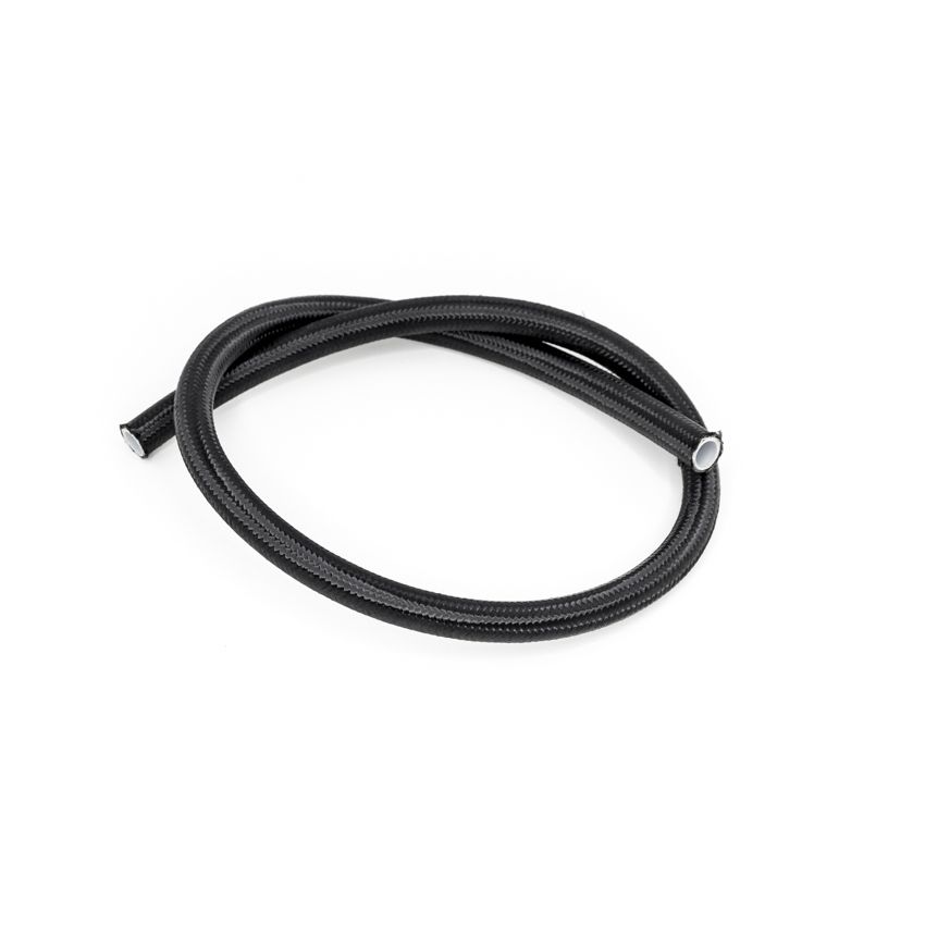 DeatschWerks 6AN Black Nylon Braided PTFE Hose 3 Feet
