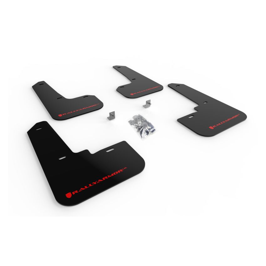 Rally Armor MF64-UR-BLK/RD 20-25 Subaru Legacy Black UR Mud Flap w/Red Logo