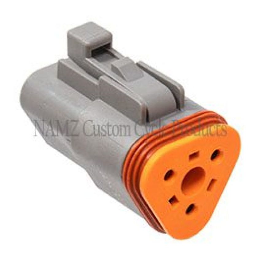 NAMZ DP-3G Deutsch DT Series 3-Wire Plug & Wedgelock - Grey (HD 72133-94GY)