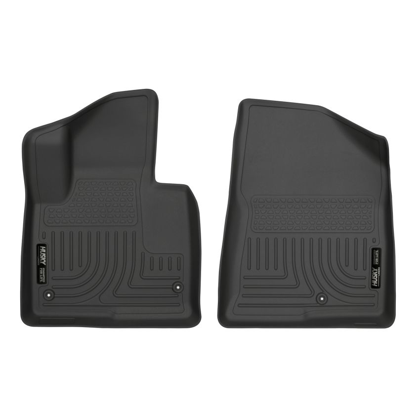 Husky Liners 13-15 Hyundai Sante Fe GLS/Limited WeatherBeater Front Row Black Floor Liners