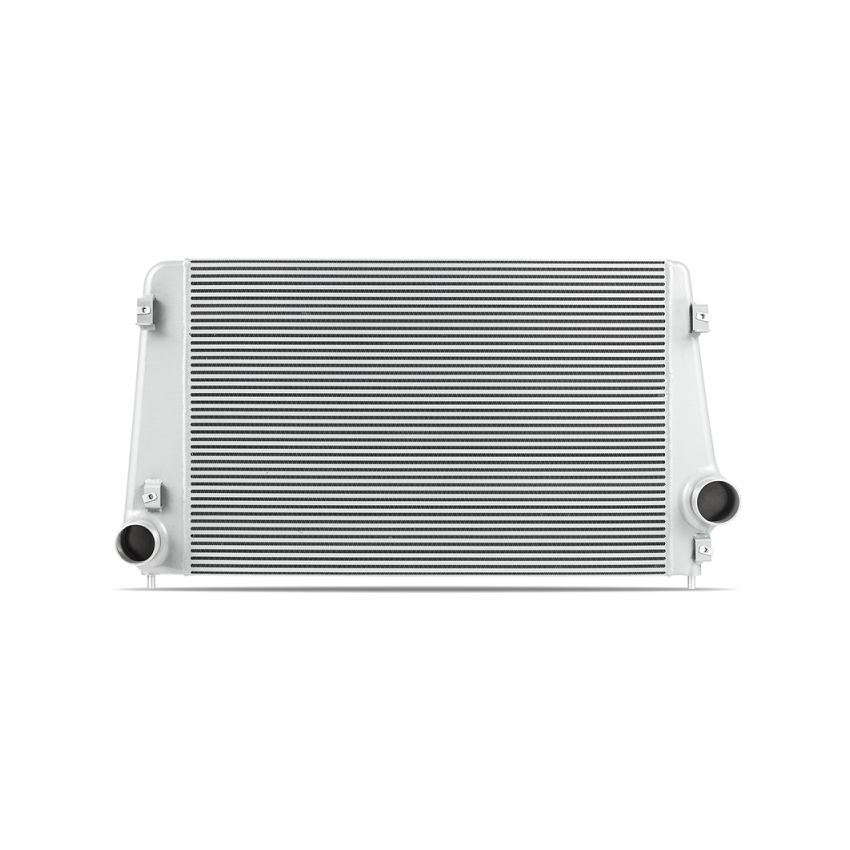 Mishimoto MMINT-DMAX-17KSLBK 17-19 GM L5P Duramax Intercooler Kit - Silver w/ WBK Pipes