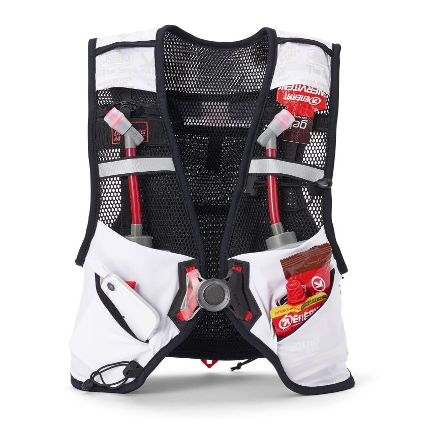 USWE 2081229XL Pace Trail Running Vest 8L Cool White - XL
