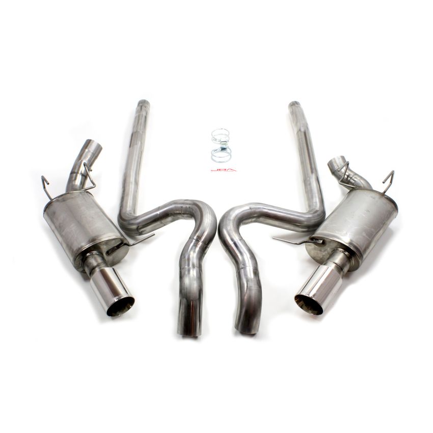 JBA 40-2644 11-14 Ford Mustang GT/GT500 5.0L/5.4L/5.8L 409SS Dual Rear Exit Cat-Back Exhaust