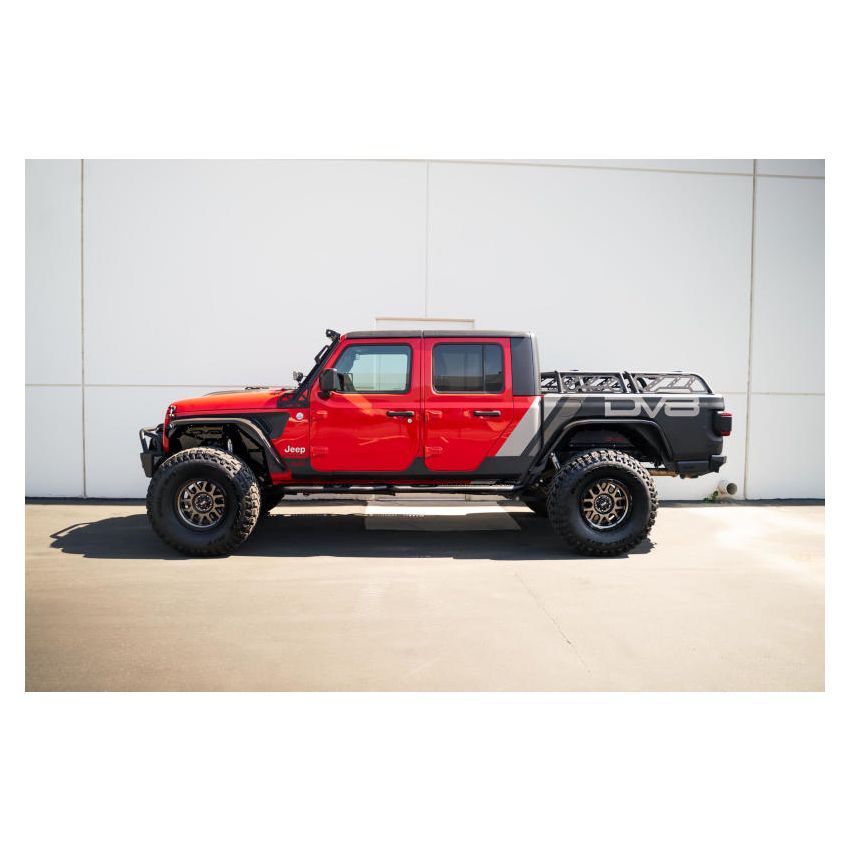 DV8 Offroad SRGL-08 20-23 Jeep Gladiator JT Body/Pinch Weld Mounted Step