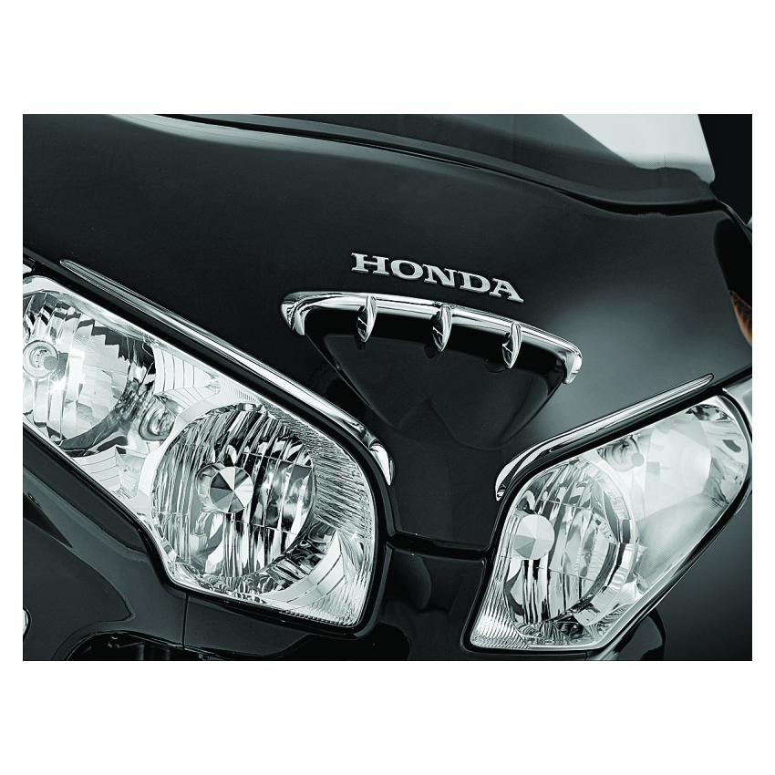 Kuryakyn 7322 Fairing Scoop Trim 01-10 Honda GL1800 Chrome