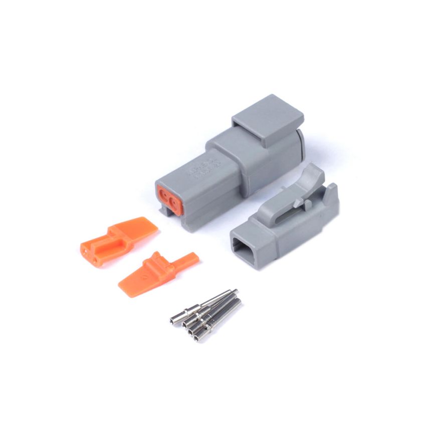 Haltech HT-031012 Matching Set of Deutsch DTM-2 Connectors 7.5 Amp Plug & Pins
