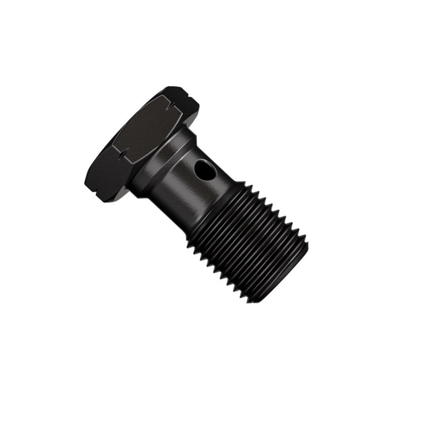 Goodridge P775-03ZBK Single Banjo Bolt 3/8x24