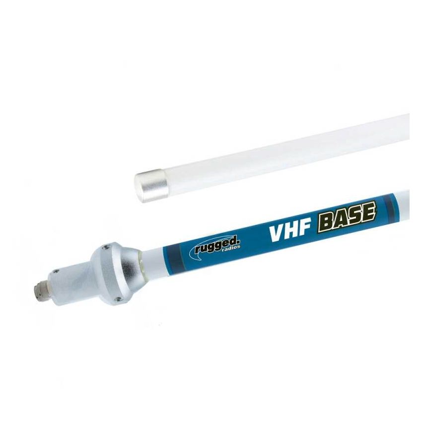 Rugged Radios VHF-BASE VHF Fiberglass Base Camp Antenna