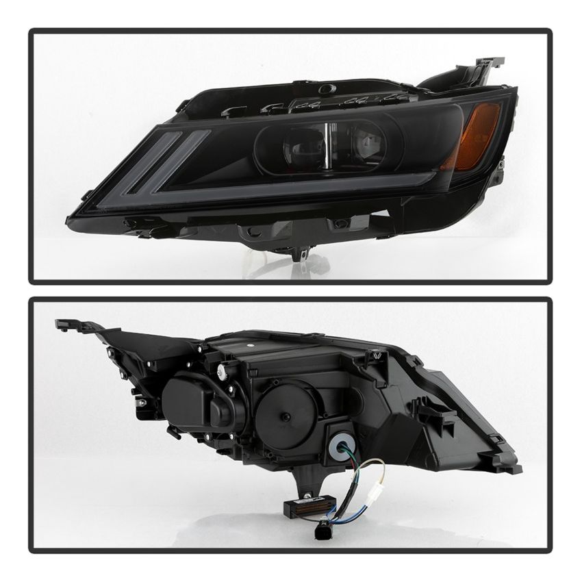 SPYDER 9042881 xTune 14-18 Chevy Impala (Excl Limited) DRL Halogen Proj Headlights - Blk Smk (PRO-JH-CIM15-LB-BSM)