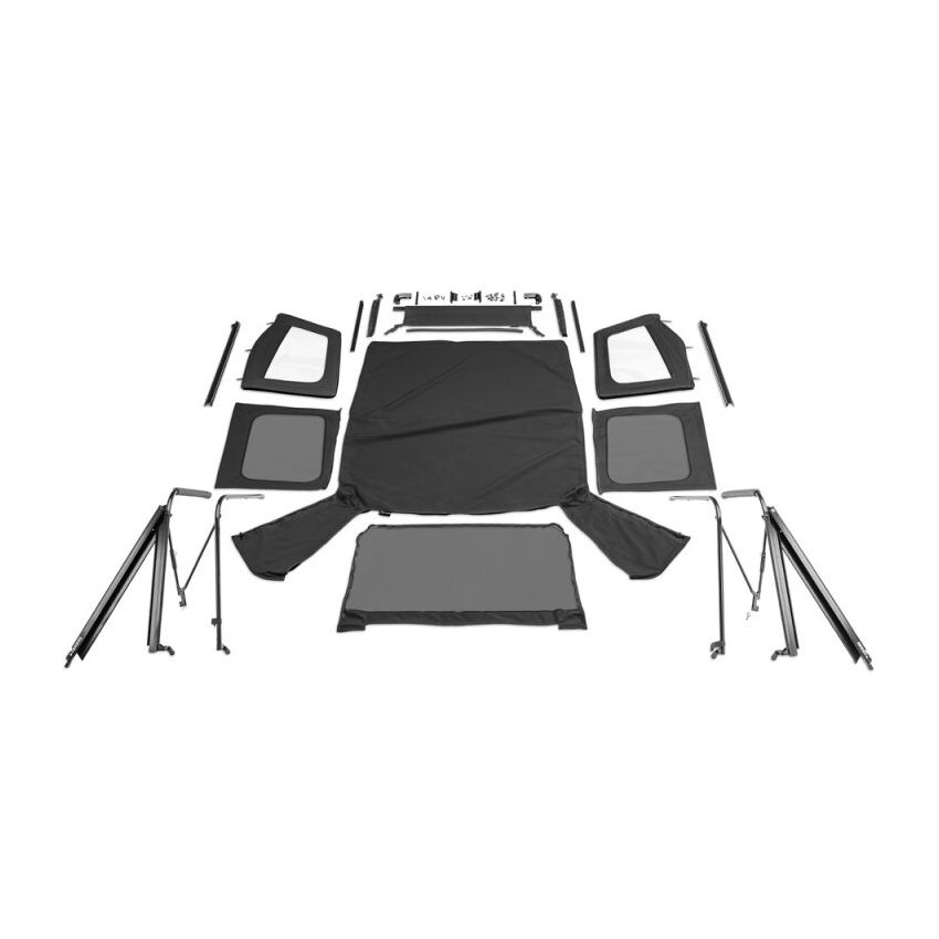 Rampage 68215 1976-1983 Jeep CJ5 Complete Top - Black Denim