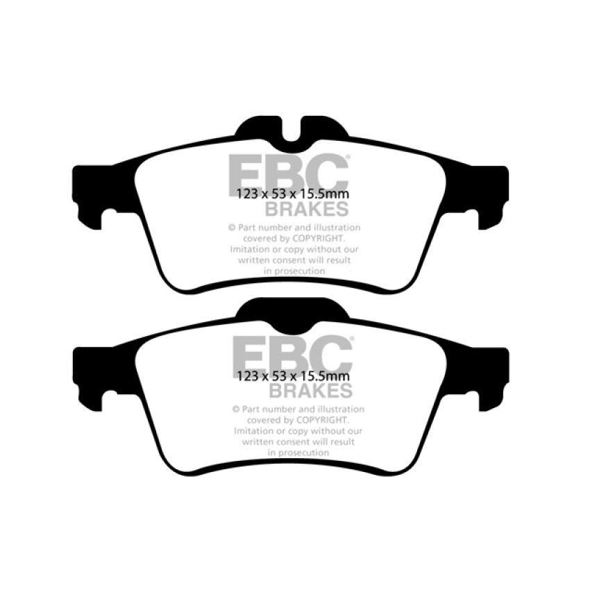 EBC UD1095 08-10 Chevrolet Cobalt 2.0 Turbo (SS) Ultimax2 Rear Brake Pads