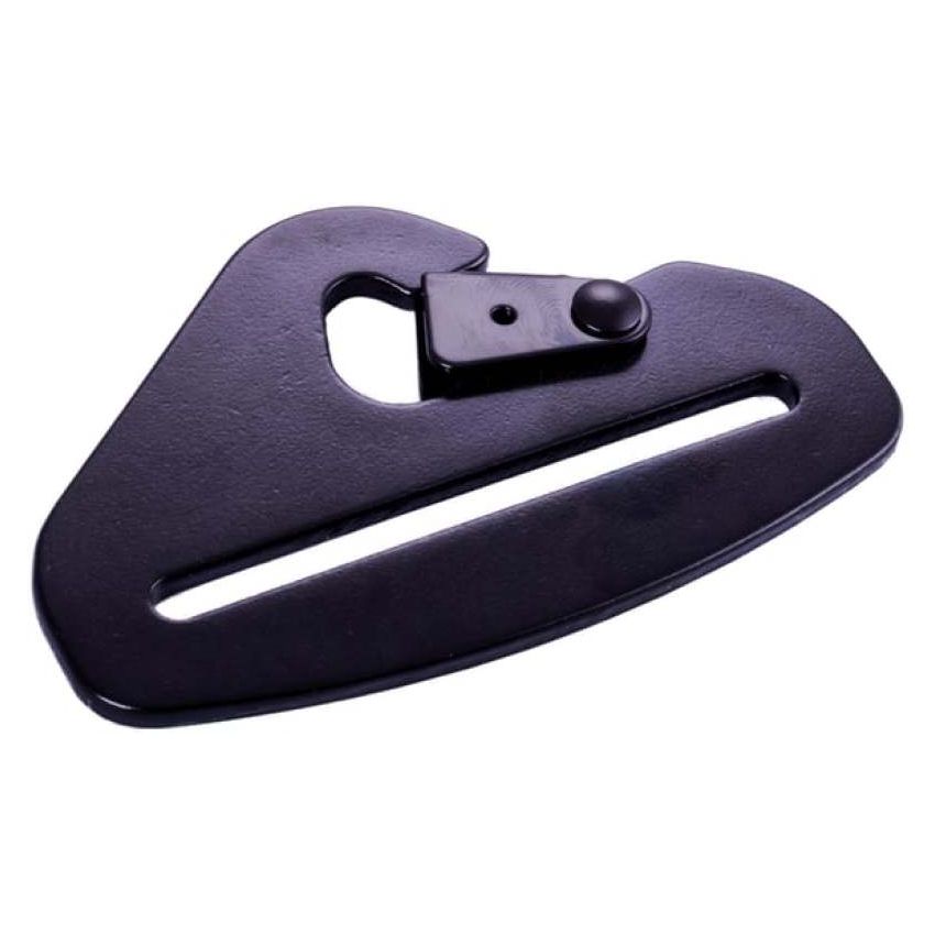 RaceQuip Snap Hook End Seat Belt Mounting Hardware / Fits 3 In. Belts / Forged Steel - Black
