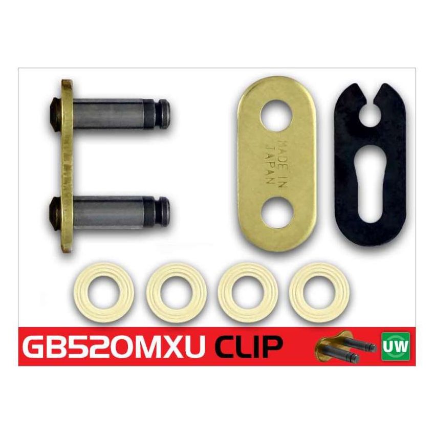 RK Chain GB520MXU-CL GB520MXU-CLIP - Gold