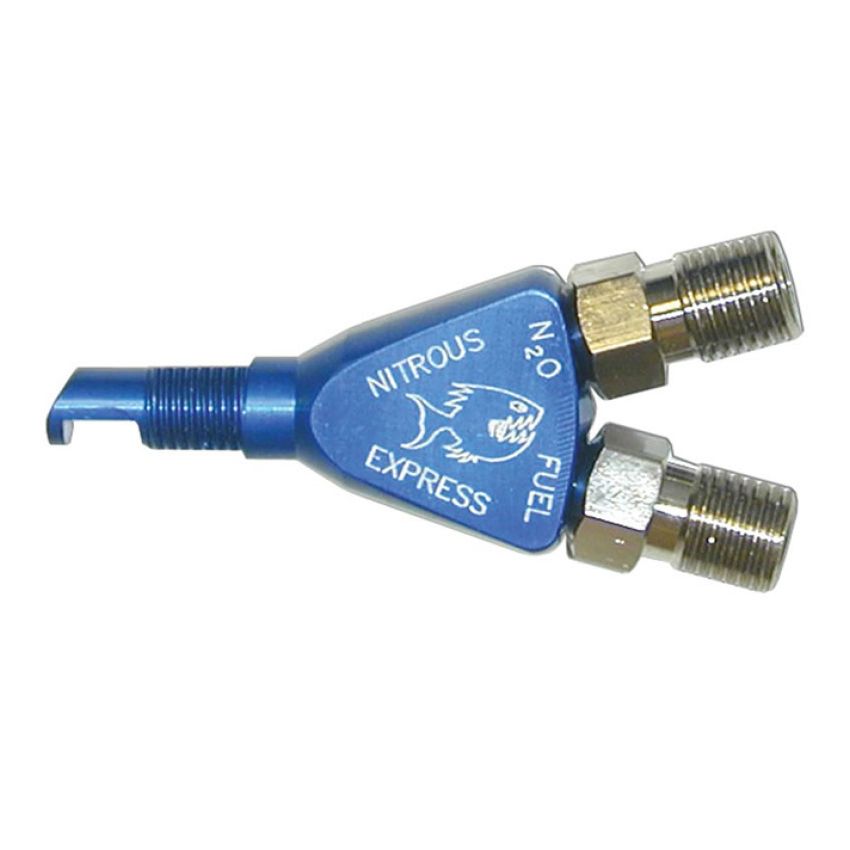 Piranha Nitrous Nozzle Blue Anodized