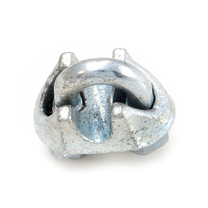 Forney 61020 Wire Rope Clips, Malleable Zinc Plated, 1/8-Inch