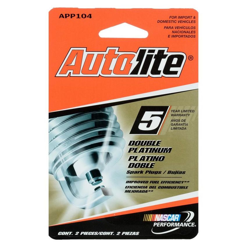 AUTOLITE SPARK PLUGS APP104DP2 Autolite APP104DP2 Double Platinum Spark Plug